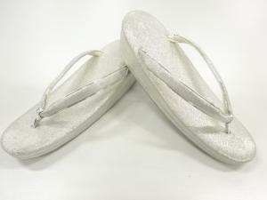 抽象模様織出し草履（23センチ）